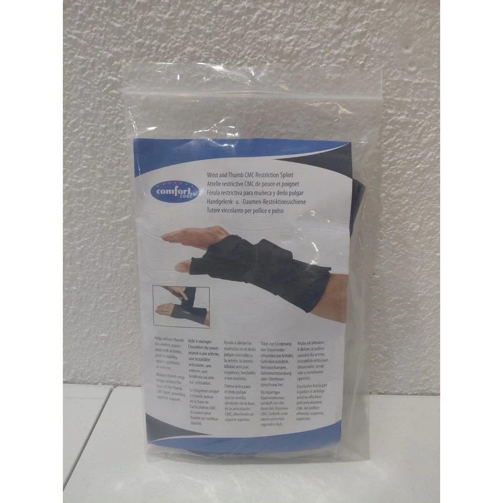 NEW Comfort Cool Wrist & Thumb CMC Black Left Medium NC79572
